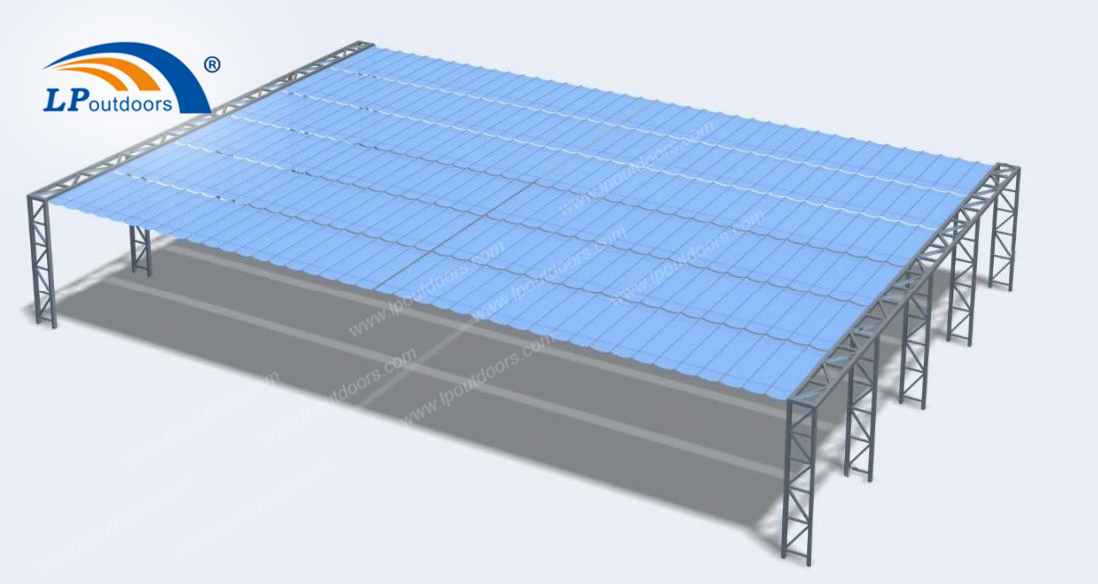 HDPE Pérgola retrátil 3D