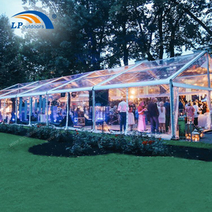 Barraca pequena do evento do quadro de alumínio do telhado transparente do PVC para a festa da celebração do recurso do hotel ao ar livre