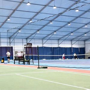 Estrutura da quadra de badminton Clearspan para treinamento indoor no sudeste da Ásia