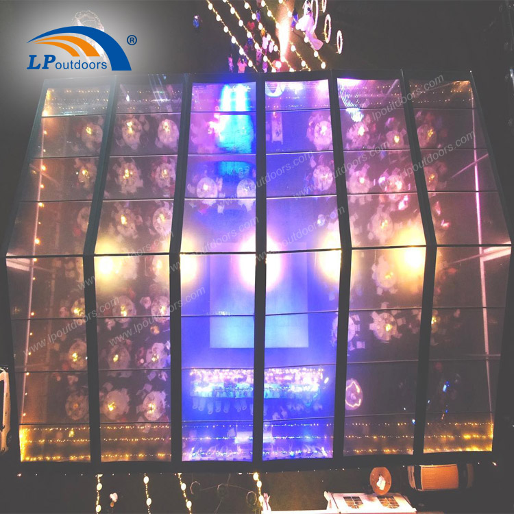 Tenda grande transparente de 1000 lugares para eventos de banquete de luxo para eventos de festa