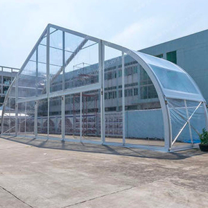 Construção provisória do estádio da barraca dos esportes de 25x60m para o evento do festival musical 