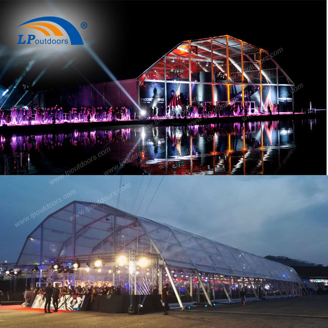 Barraca de alumínio para grandes eventos de 40 m de extensão para festa de celebração de concerto de música ao ar livre 