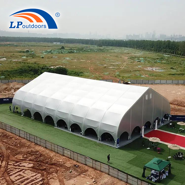 Tenda curva tfs de alumínio, tenda em forma de coração, pêssego, para casamento, restaurante, igreja, exposição, esportes e eventos