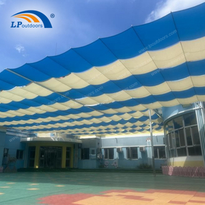 Pérgola HDPE retrátil durável premium para uso em jardim infantil em playground ao ar livre