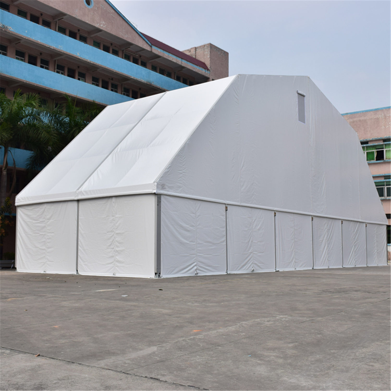 Tenda para serviço pesado de 500 pessoas, edifícios temporários, tendas com estrutura de letreiro para venda