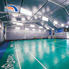 Cobertura de quadra de badminton com estrutura de alumínio e solução para estádio