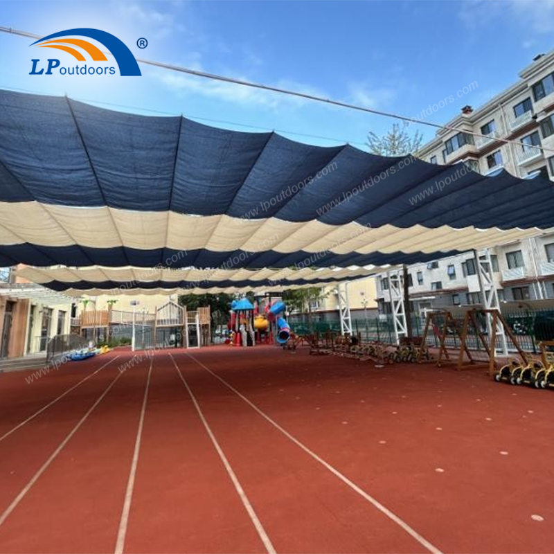 Vela elétrica de sombra retrátil - perfeita para jardins, cafés e eventos ao ar livre