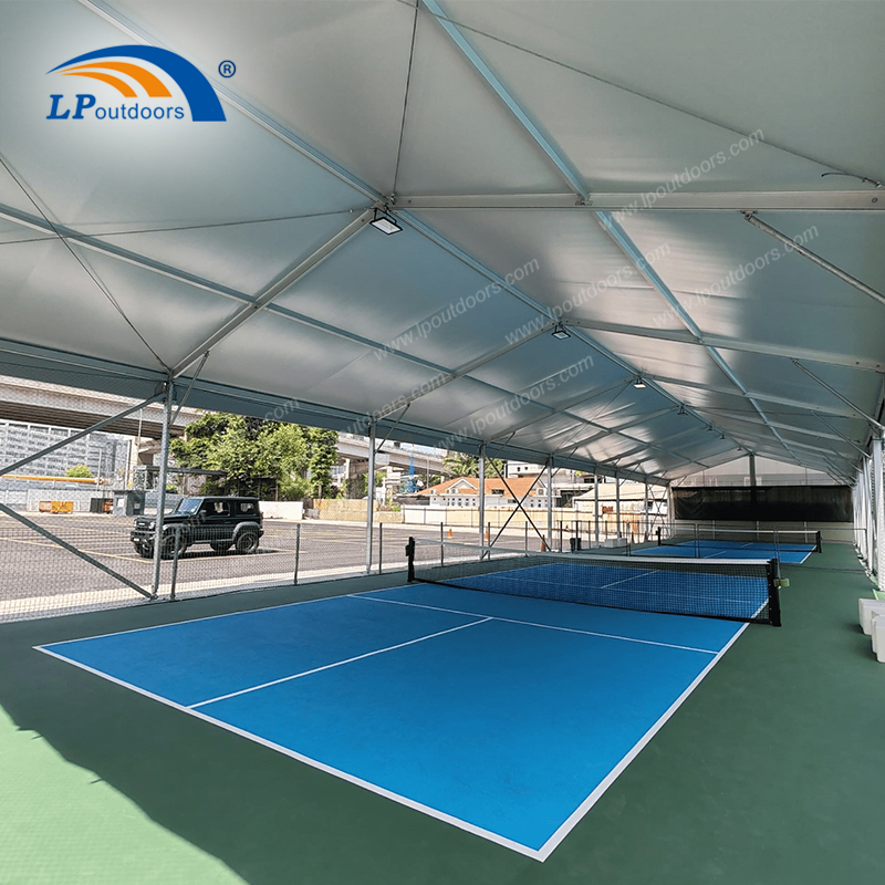 Soluções profissionais de pickleball para arena modular para todos os climas