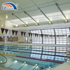 Cobertura de piscina curva de alumínio durante todo o ano
