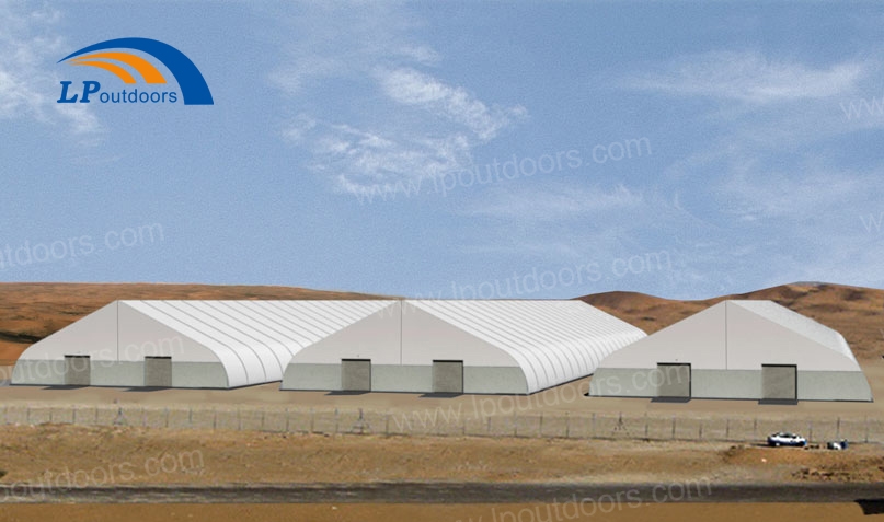 Três razões pelas quais as barracas de tecido de alumínio resistentes ao vento da LP ao ar livre no deserto ainda funcionam bem
