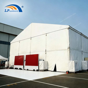 Grande barraca de armazenamento de altura lateral alta para logística e armazenamento industrial