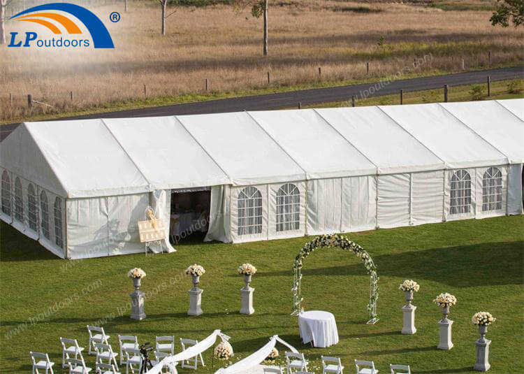 Barraca clara do famoso do quadro de alumínio de 30m grande para o evento exterior da festa de banquete do casamento