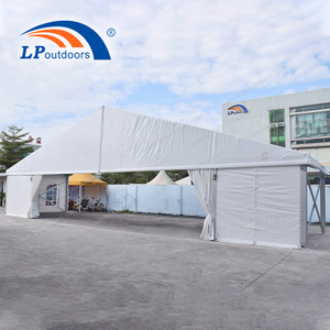 Tenda de estrutura temporária de 18m com entrada de barreira de 12m como armazém de armazenamento para venda