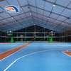 Estrutura interna do centro de treinamento de basquete de tamanho padrão