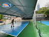 Cobertura comercial para quadra de pickleball ao ar livre