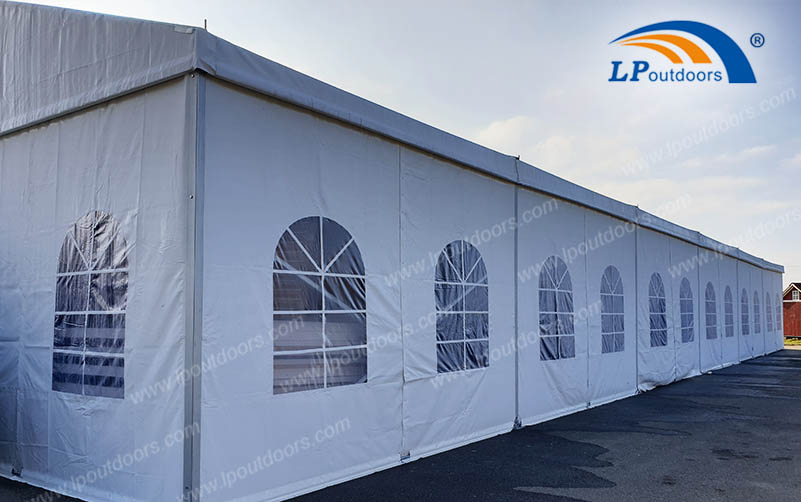 Grande Clearspan Estrutura Temporária Construindo Barraca Industrial Como