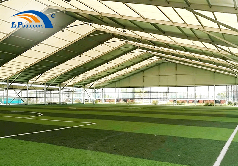 Tenda de treinamento de futebol