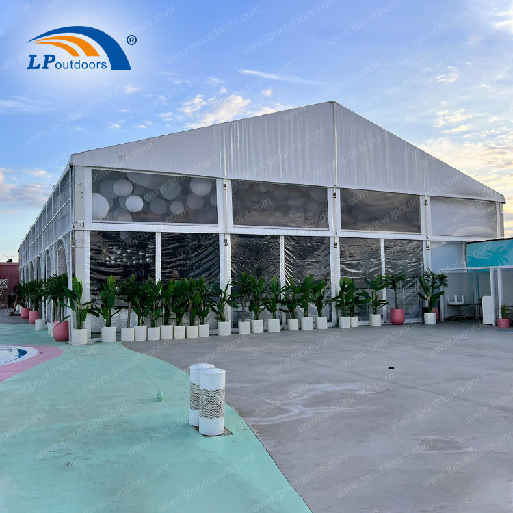 20x40m Clear Span Big Party Funion Tent com altura lateral de 6m na Moldávia