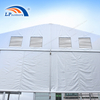 Tenda de altura lateral de 21 m com design de camada dupla de 8 m para armazenamento em armazém e eventos de grande escala com exaustor