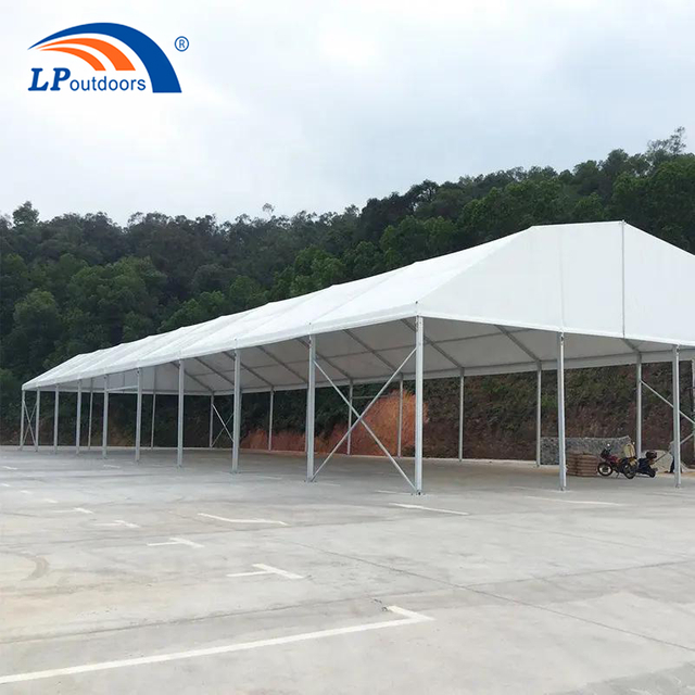 Estrutura de tecido de construção temporária Grandes tendas de exposição de telhado de polígono para conferência de imprensa de entretenimento