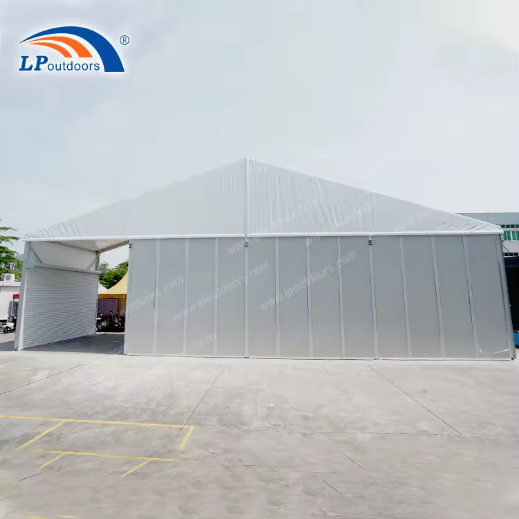 20 por 25m tenda de armazém com 5,2 parede de sanduíche lateral de altura