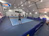 Estrutura de sombra padrão do tamanho da quadra de pickleball