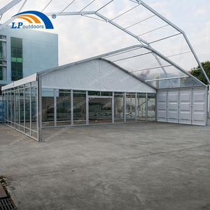 Tenda de evento de alumínio transparente para exterior, 250 pessoas, para casamento ou festival 