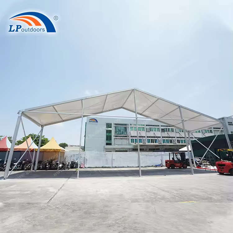 20 por 25m tenda de armazém com 5,2 parede de sanduíche lateral de altura