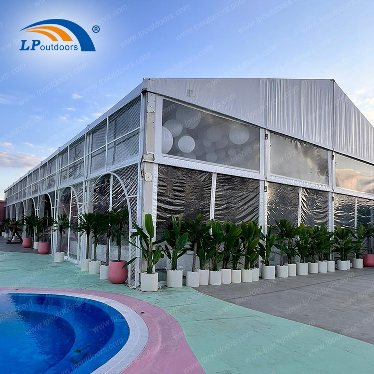 20x40m Clear Span Big Party Funion Tent com altura lateral de 6m na Moldávia