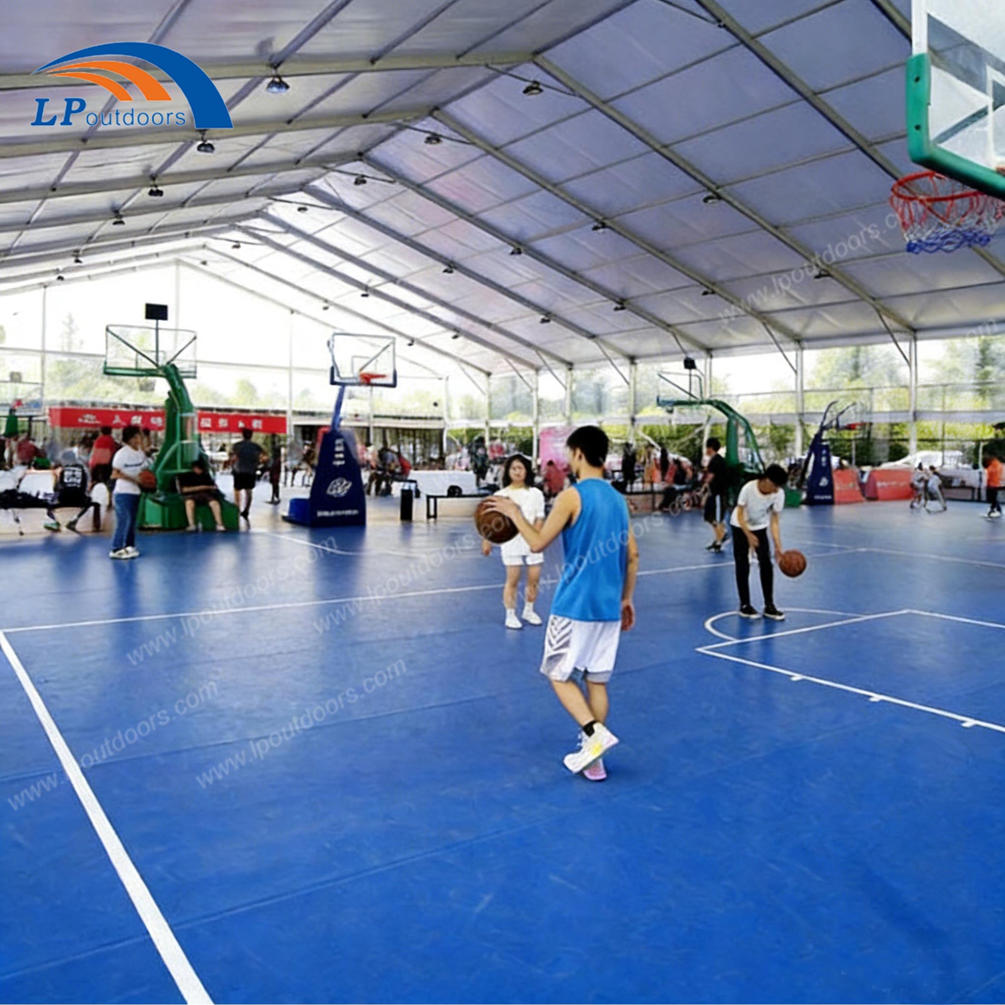 Melhor estrutura de sombra para quadra de basquete para todos os climas