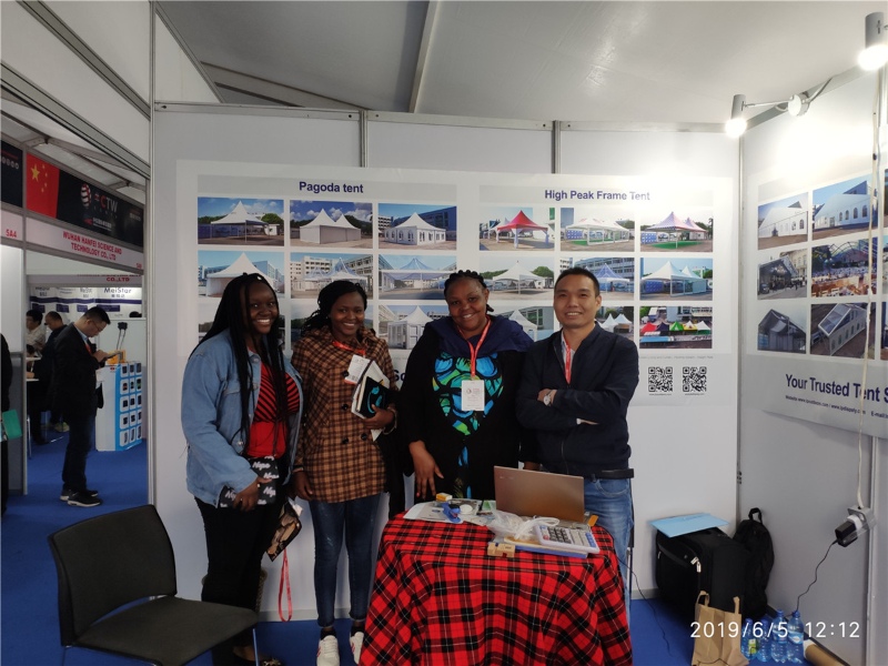 LP Structure apresenta soluções de tendas modulares na 8ª China Trade Week Quênia