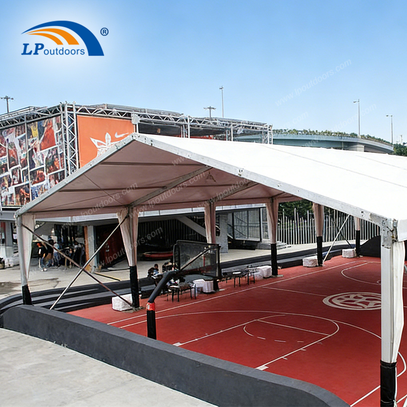 Tendas profissionais para quadras de basquete cobertas | Arenas Esportivas Modulares