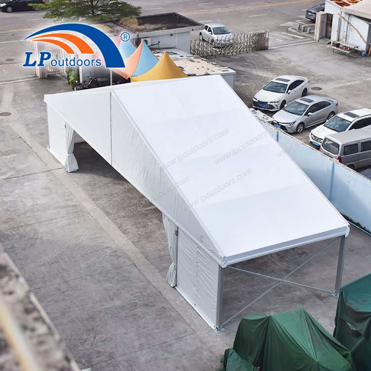 Tenda de estrutura temporária de 18m com entrada de barreira de 12m como armazém de armazenamento para venda