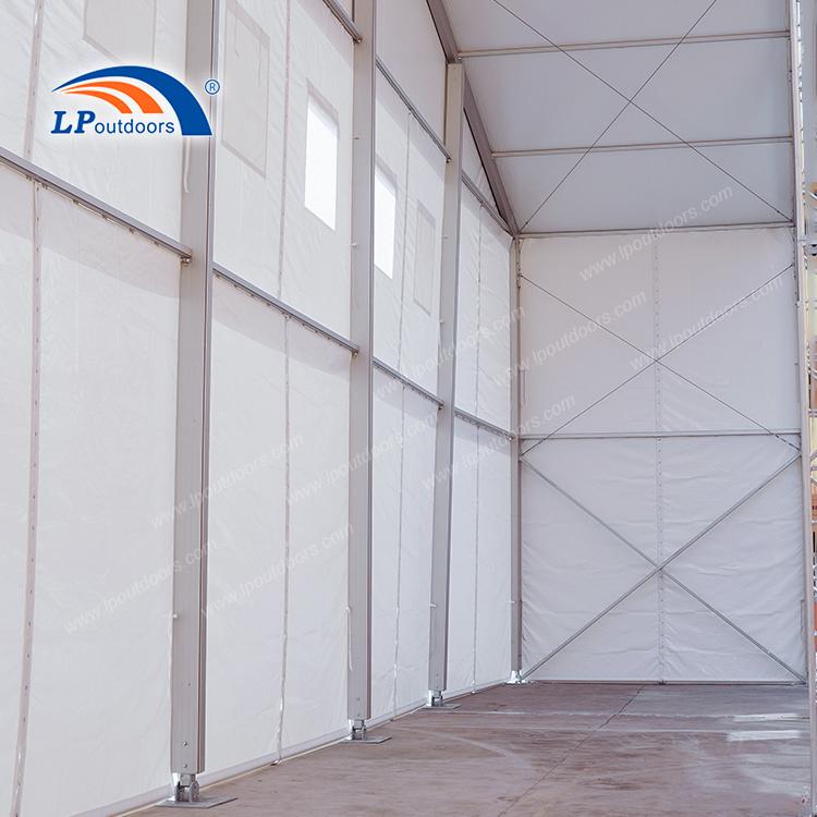 Fábrica de fábrica da China com uma barraca de eventos ao ar livre de 8m lateral para uso comercial e industrial