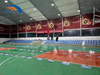 Estrutura interna do centro de treinamento de basquete de tamanho padrão