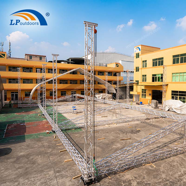 Factory de alta qualidade, estrutura de alumínio ao ar livre treling para palco de concertos