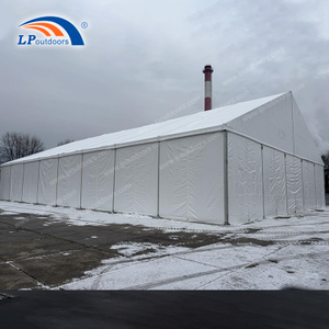 Estrutura de armazém de alumínio industrial com carga de neve pesada para climas frios